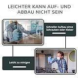 A+H Spuckschutz – Typ 5 – Spuckwand als Husten-/ Nies-/Greif-/Spritzschutz mit Durchreiche in vielen Größen (Höhe 600mm, Breite 500mm) - 5