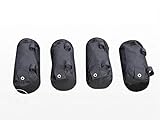 TOOLPORT Gewichtstaschen 4er Set Beschwerungssäcke für Faltzelt, Gewichte zum Befüllen mit z.B. Sand (je 25 kg), wasserfestes Oxford-Material, 52×31 cm (ohne Füllung) - 2