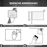 Klebefolie Uni Matt Anthrazit Dekofolie Möbelfolie Tapeten selbstklebende Folie, PVC, ohne Phthalate, grau, 45cm x 2m, 160µm (Stärke: 0,16mm), Venilia 53289 - 5