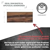 Venilia Eiche Rustikal Klebefolie Dekofolie Möbelfolie Tapeten selbstklebende Folie, PVC, Natur-Holzoptik braun, 45cm x 3m, Stärke: 0,095 mm, 53155, 45 x 300 cm - 2