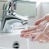 Relaxdays Eurospender 500 ml, Seifenspender Wandmontage, Desinfektionsmittelspender, Bügel-Mechanik, weiß - 5