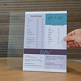SY110 Tischaufsteller schräg, für A4, 3 Stück - 2