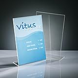 SIGEL TA213 Tischaufsteller schräg, für A3, glasklar Acryl, 297 X 420 mm - 9