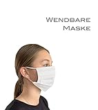 Community Masken 2er Pack Set Unisex Behelfsmaske Wendbar Mundschutz Maske Mund- und Nasenschutz Wendemaske mit Motiv Baumwolle BCI Waschbar - 5