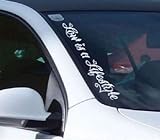 topdesignshop Wunschaufkleber mit Vorschau gestalten – Autoaufkleber nach Wunsch – Buchstaben Text Sticker fürs Auto einzeilig - 4