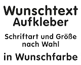 Samunshi® Aufkleber Autoaufkleber Name Wunschname Sticker Wunschtext Personalisierbar Wunschaufkleber Tuning