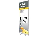 Bannerdisplay Roll Up Budget einseitig 60x200cm Banner Display Werbebanner 4549