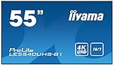iiyama ProLite LE5540UHS-B1 138.68cm (55 Zoll) Digital Signage Display AMVA3 LED Panel 4K UHD Ultra Slim (VGA, DVI, HDMI x2, USB, RS232, RJ45 LAN, IR) schwarz - 3