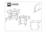 Tisch Theke zusammenklappbar Werbestand Messe DJ Flightcase Info Case - 2