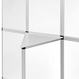 TecTake 800667 – Promotionswand 180×200 cm, Inkl. praktischem Tisch, Rahmen aus leichtgewichtigem Aluminium – Diverse Farben (Weiß | Nr. 403036) - 7
